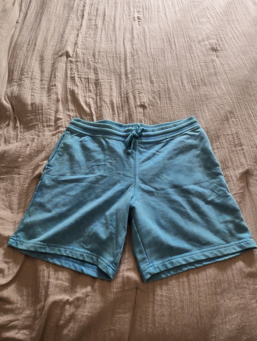 chubbies Cotton Turquoise Lounge Shorts.